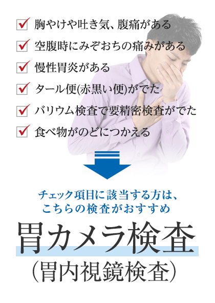 胃カメラ検査(胃内視鏡検査)